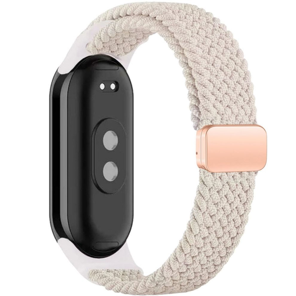 Pasek Tech-Protect Nylonmag do Xiaomi Smart Band 9 / 9 NFC / 8, beżowy